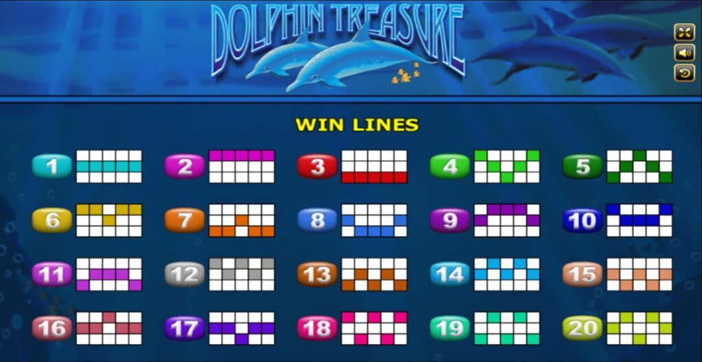 รีวิวเกมสล็อตXO Dolphin Treasure Line