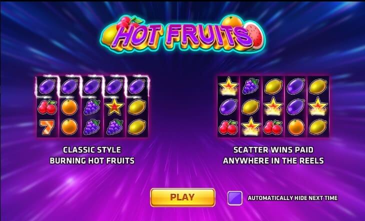 SLOTXO เว็บตรง ฟีเจอร์พิเศษในเกม สล็อต Hot Fruits​