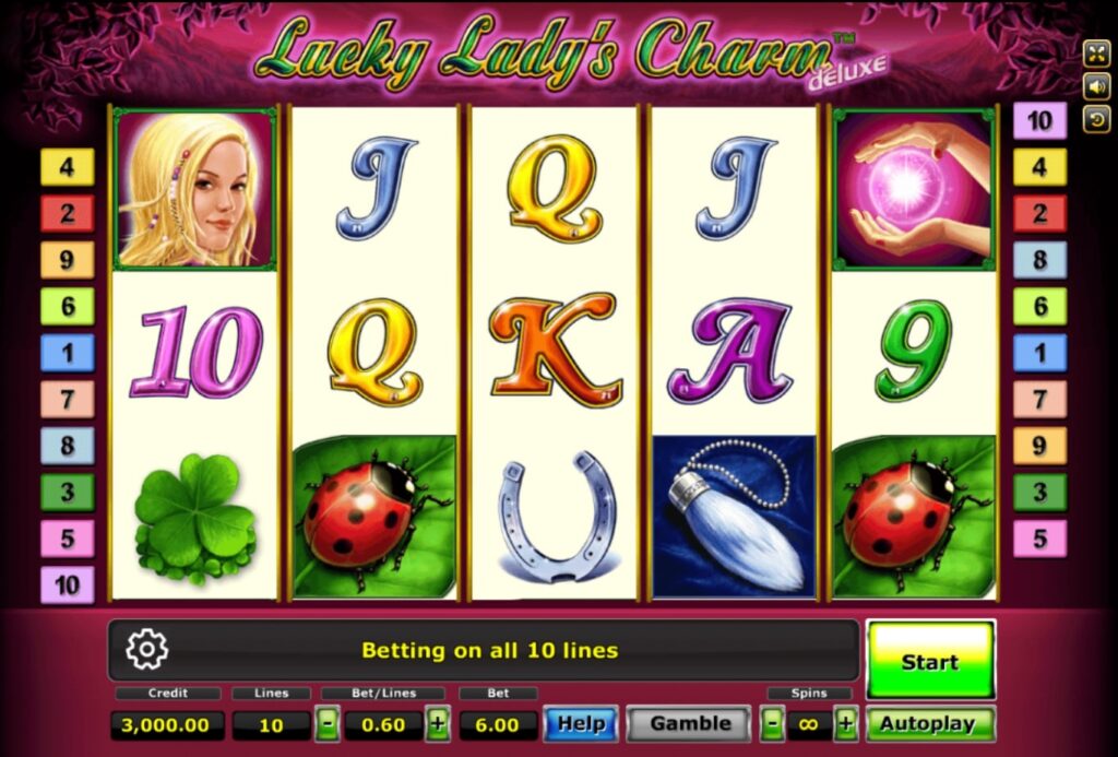 รีวิวเกมสล็อตXO Lucky Lady Charm Slot​