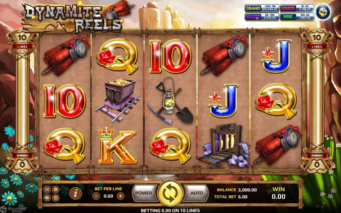 สล็อต XO ค่ายใหญ่สัญลักษณ์ของเกม Dynamite Reels Slot Games​