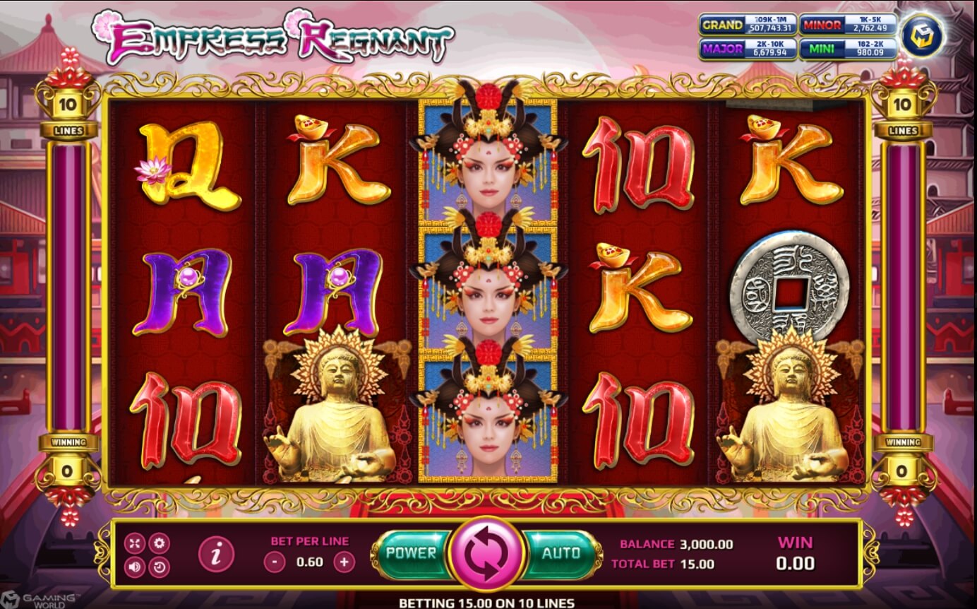 ทางเข้าXOSLOTสัญลักษณ์ของเกม Empress Regnant Slot Games​