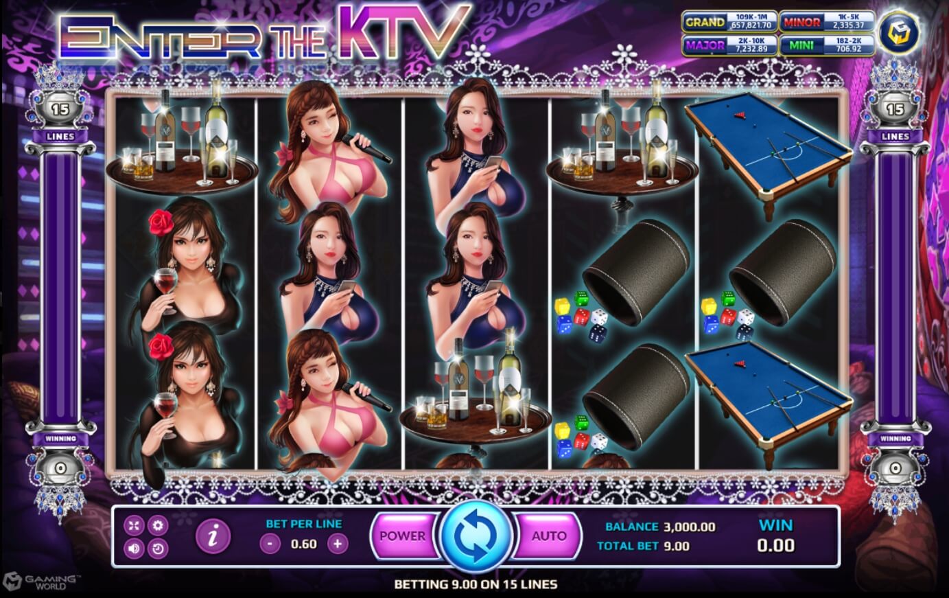 สล็อต XO ค่ายใหญ่สัญลักษณ์ของเกม Enter The KTV Slot Games​