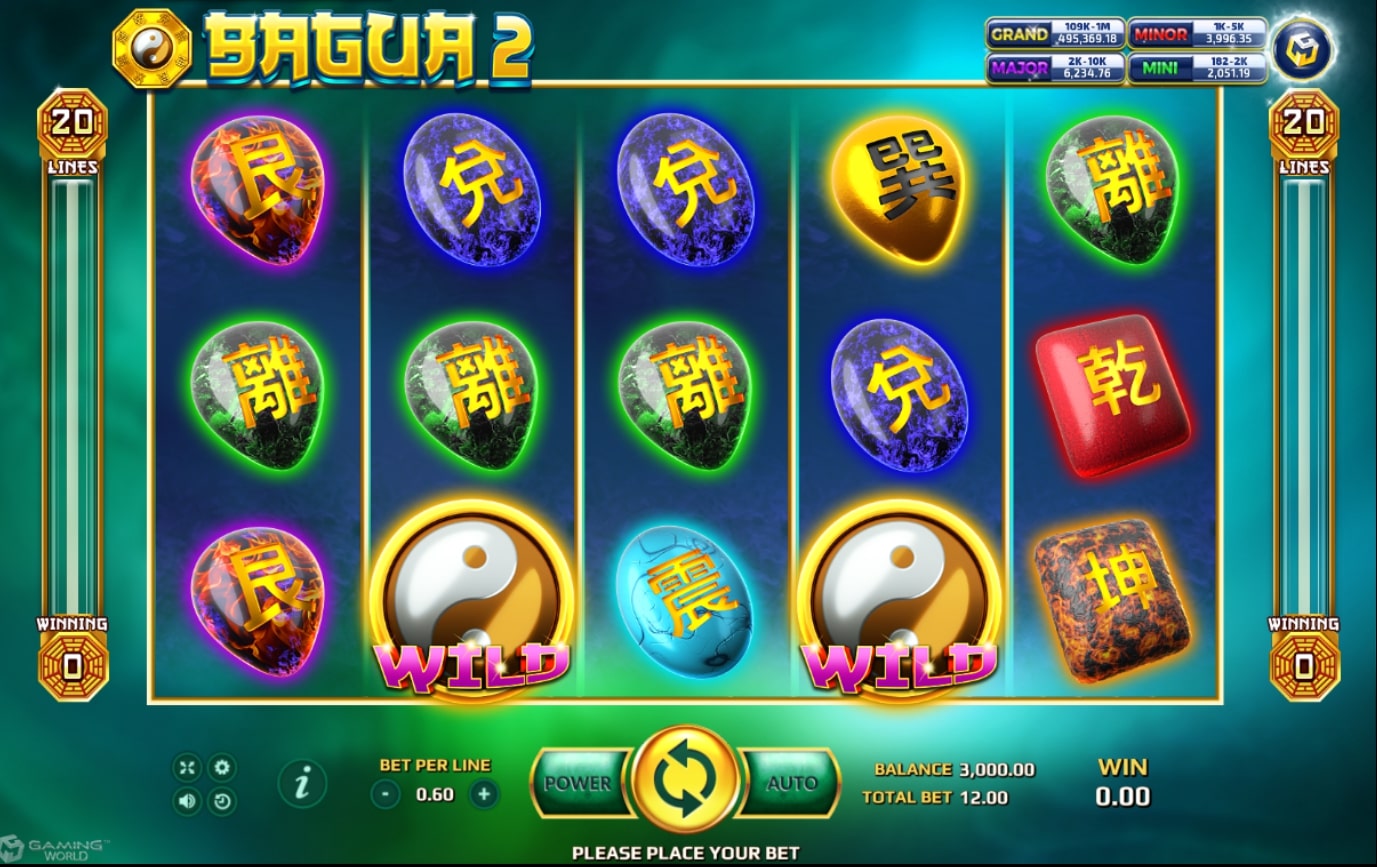 SLOT XO เว็บตรง สัญลักษณ์ของเกม Bagua 2 Slot Games