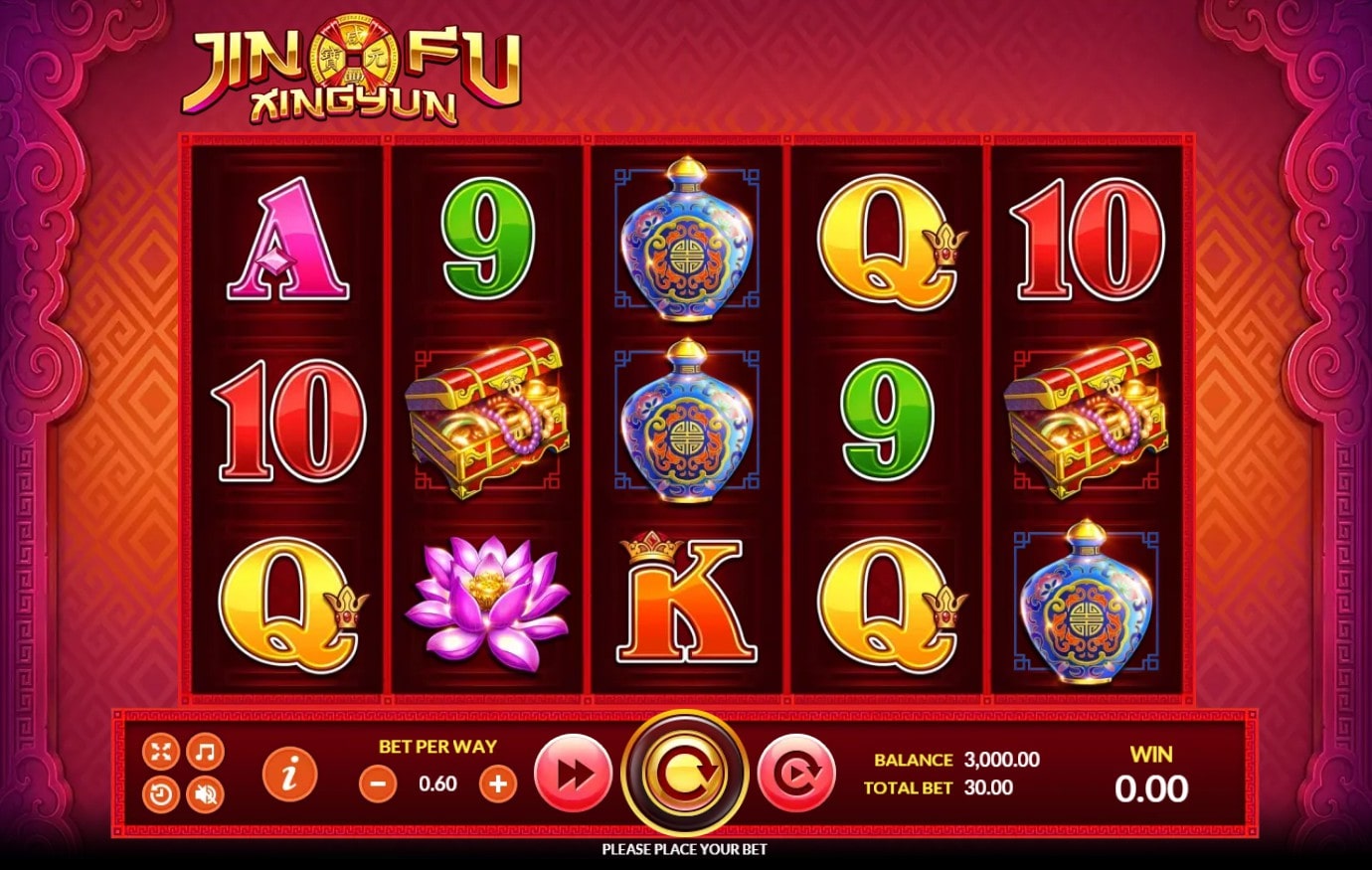 ทางเข้าสล็อตXO1234 สัญลักษณ์ของเกม Jin Fu Xing Yun Slot Games