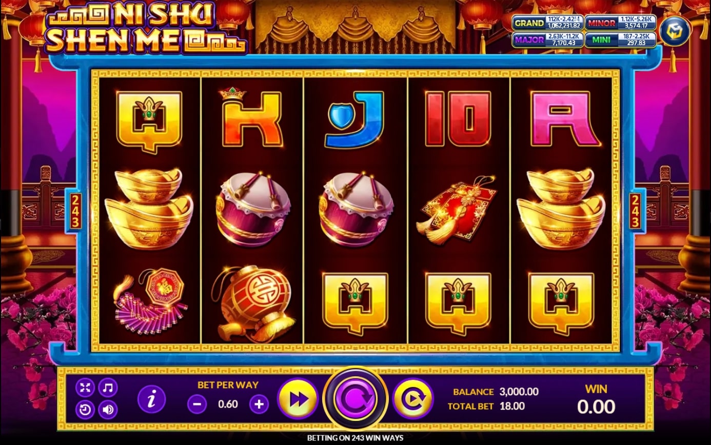 ทางเข้าสล็อตXO1234 สัญลักษณ์ของเกม Ni Shu Shen Me Slot Games
