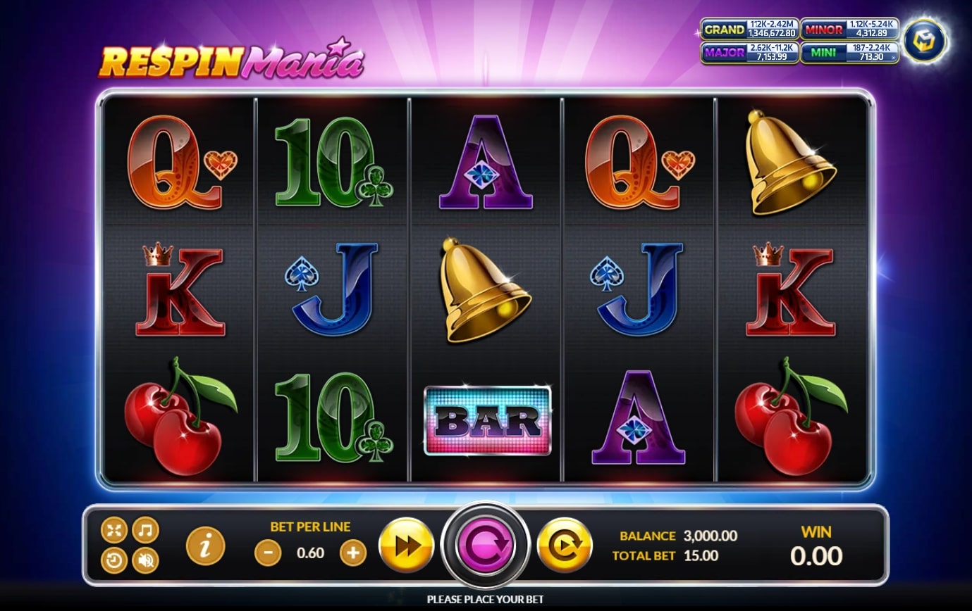 ทางเข้าสล็อต1234 สัญลักษณ์ของเกม Respin Mania Slot Games
