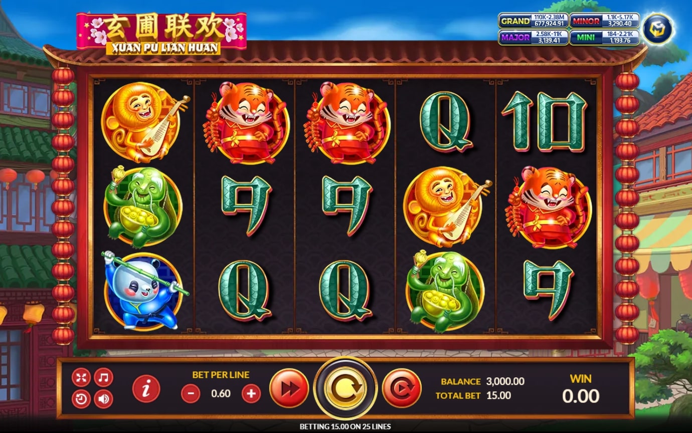 ทางเข้าสล็อตXO1234 สัญลักษณ์ของเกม Xuan Pu Lian Huan Slot Games