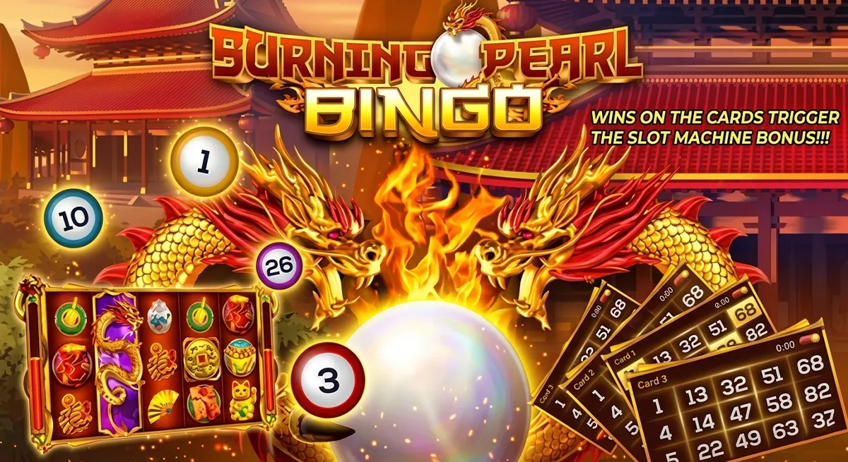 หน้ารีวิว Burning Pearl Bingo บรรยากาศลึกลับและพลังไฟใต้ทะเล