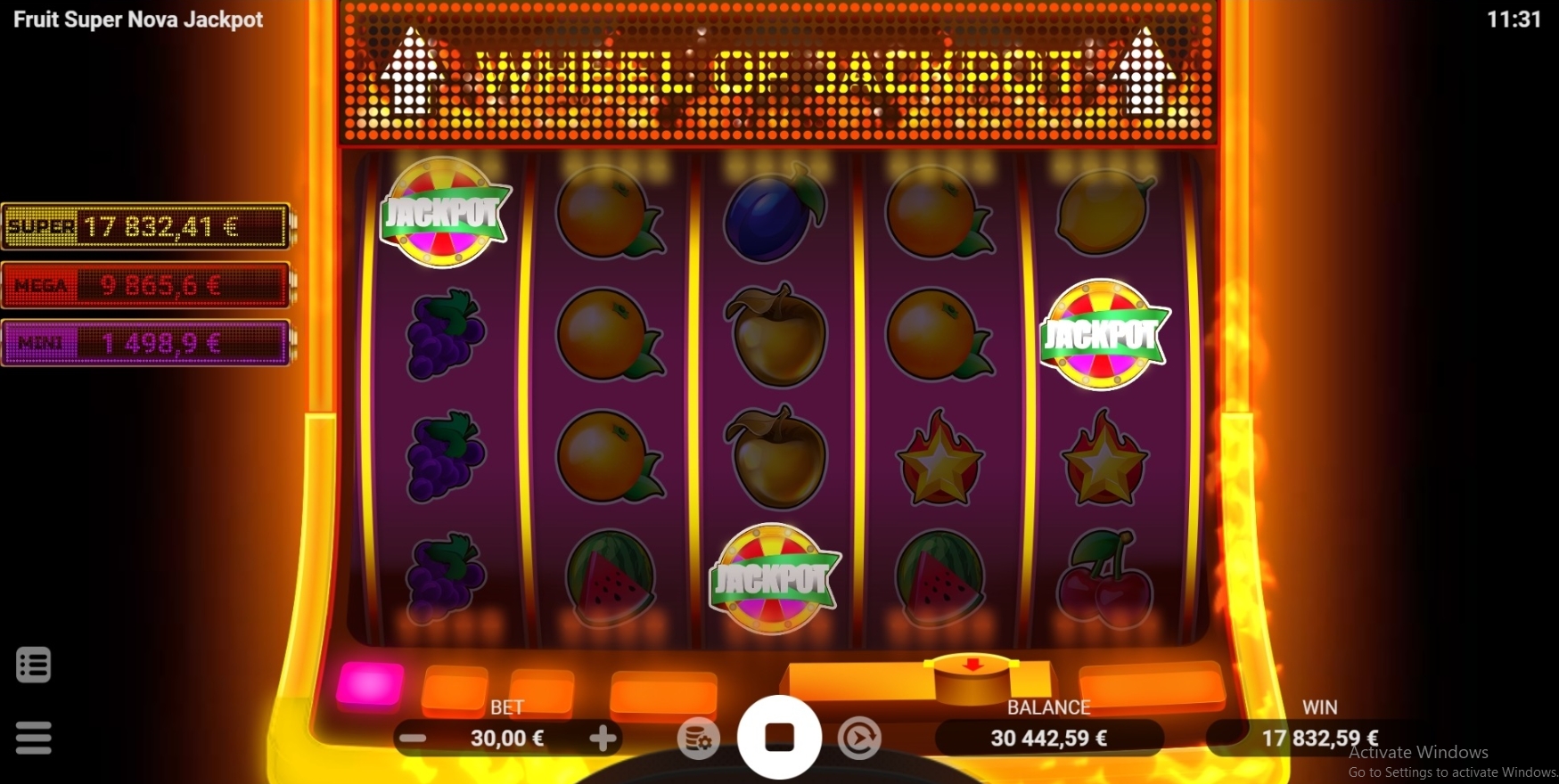 Fruit Super Nova Jackpot Evoplay slotxo247 ทางเข้า