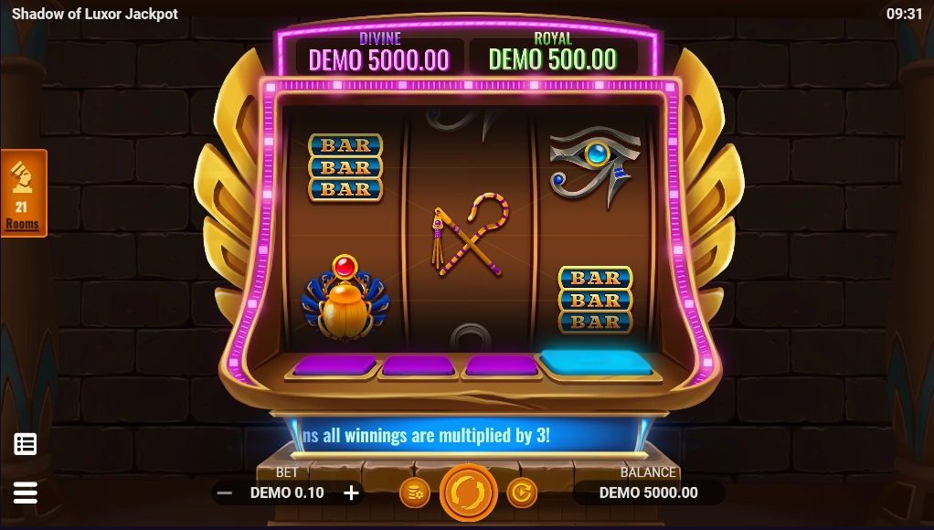 SHADOW OF LUXOR JACKPOT slotxo247 ทดลองเล่น