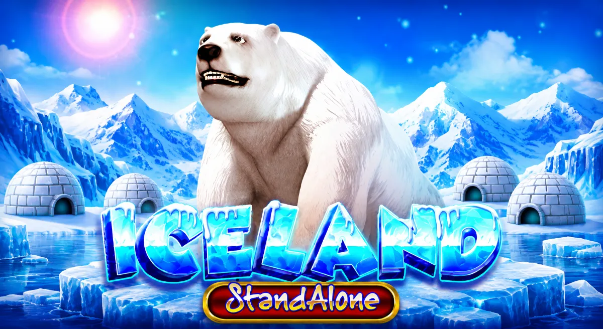 ICELAND สล็อตดินแดนน้ำแข็งกับ Wild เต็มรีลและ 8 Free Spins