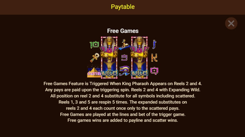 KING PHARAOH SPADEGAMING slotxo247 ฝาก ถอน