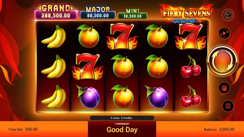 FIERY SEVENS EXCLUSIVE SPADEGAMING slotxo247 สมัคร สล็อต