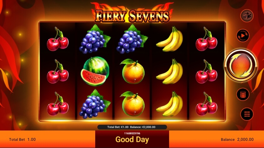 FIERY SEVENS SPADEGAMING slotxo247 สมัคร สล็อต