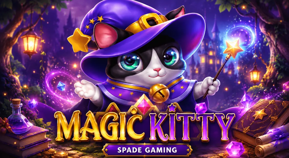 MAGIC KITTY จาก สล็อตค่าย Spadegaming