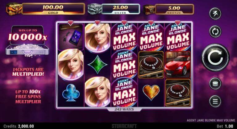 Agent Jane Blonde Max Volume Microgaming slotxo247 สมัคร สล็อต