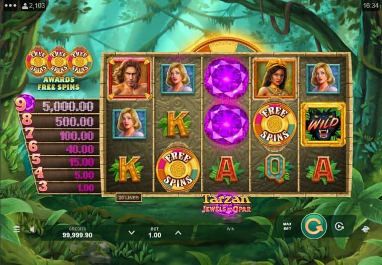Tarzan and the Jewels of Opar Microgaming slotxo247 ทดลองเล่นสล็อต