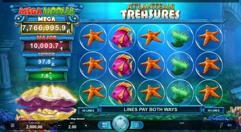 Atlantean Treasures Mega Moolah Microgaming slotxo247 สมัคร สล็อต