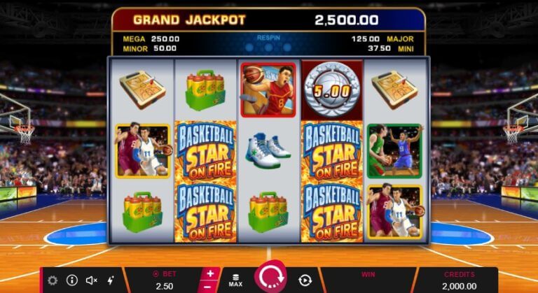 Basketball Star on Fire Microgaming slotxo247 สมัคร สล็อต