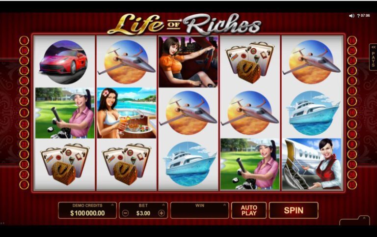 Life of Riches Microgaming