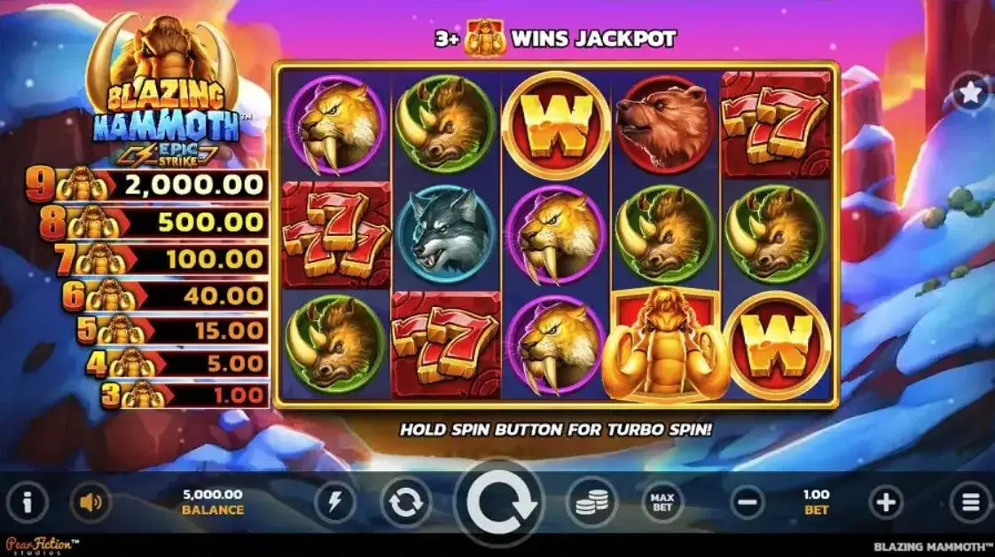 Blazing Mammoth Microgaming slotxo247 สมัคร สล็อต