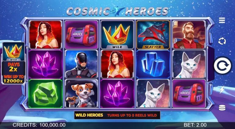 Cosmic Heroes Microgaming slotxo247 ทดลองเล่นสล็อต