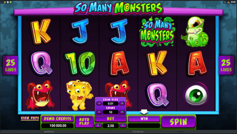 So Many Monsters Microgaming slotxo247 สมัคร สล็อต