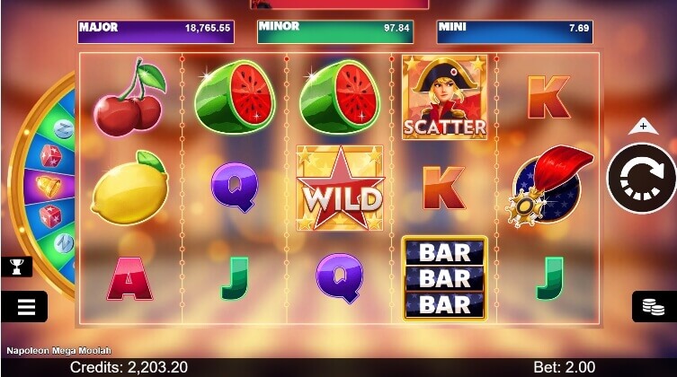 Napoleon Mega Moolah Microgaming slotxo247 ทดลองเล่นสล็อต