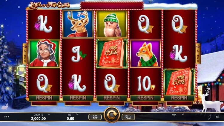 Book of Mrs Claus Microgaming slotxo247 สมัคร สล็อต