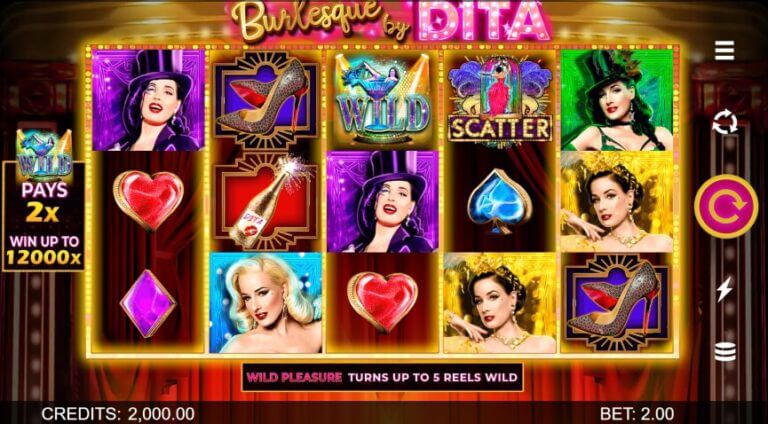 Burlesque by Dita Microgaming slotxo247 สมัคร สล็อต