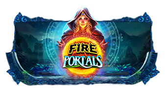 ภาพหน้าปกเกม Fire Portals พร้อมนักเวทและประตูไฟ