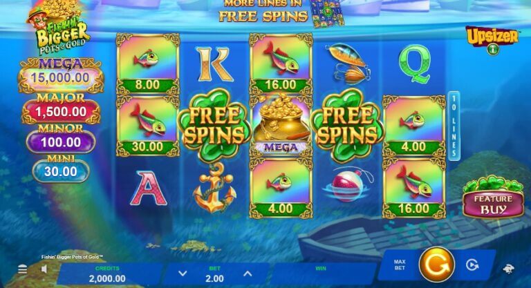 Fishin’ Bigger Pots of Gold Microgaming slotxo247 ฝาก ถอน