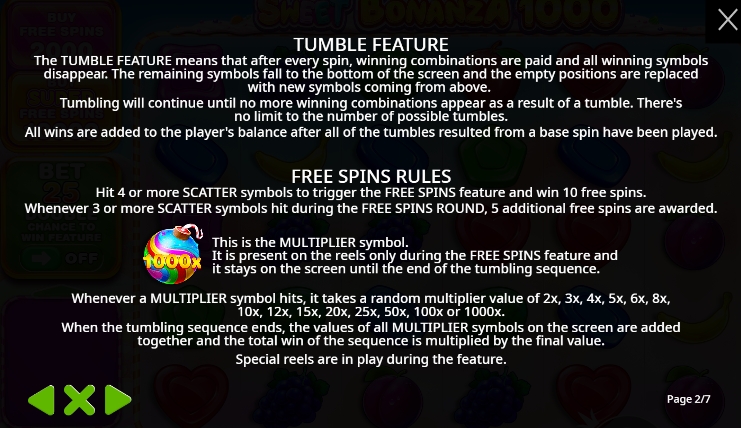 Sweet Bonanza 1000 ฟรีเครดิต