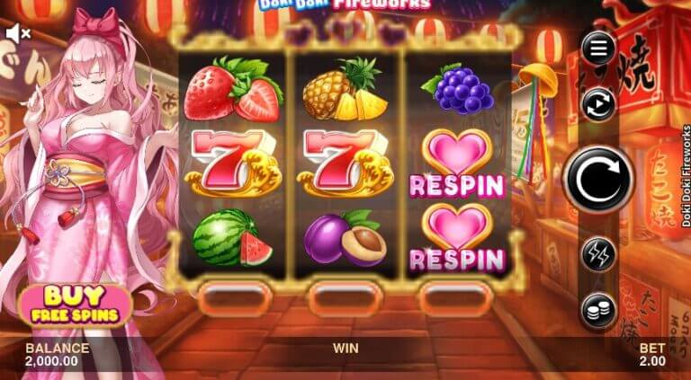 Doki Doki Fireworks Microgaming slotxo247 สมัคร สล็อต