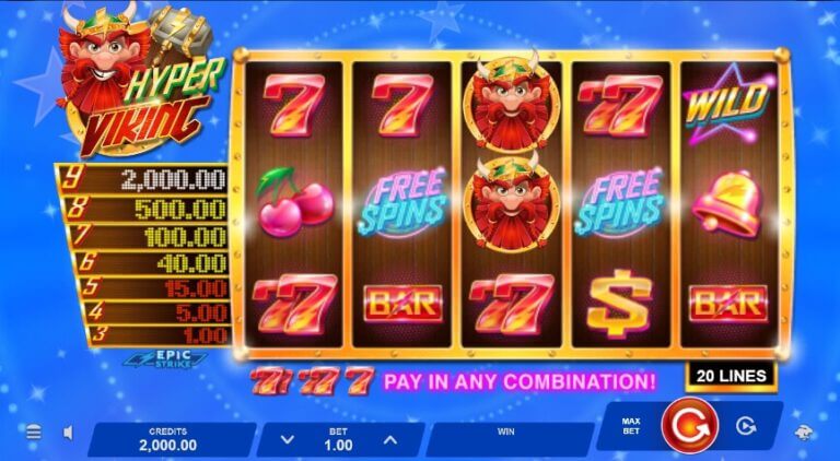 Hyper Viking Microgaming slotxo247 สมัคร สล็อต