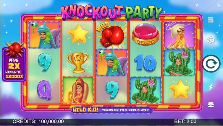 Knockout Party Microgaming slotxo247 ทดลองเล่นสล็อต