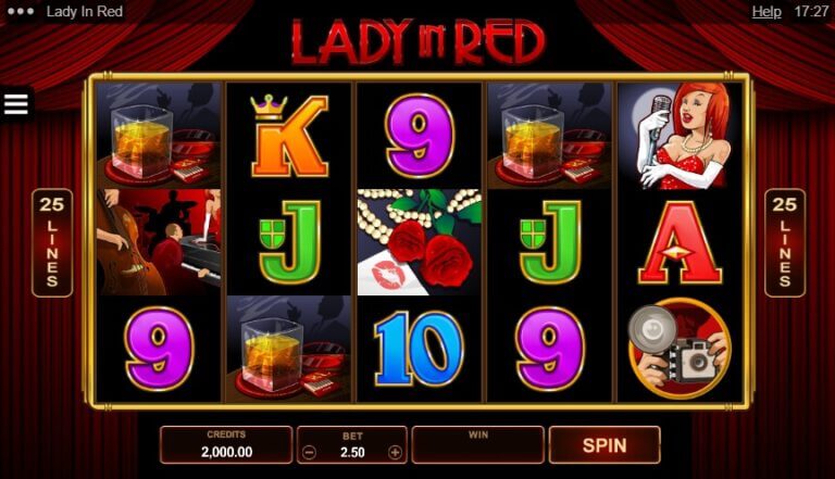 Lady in Red Microgaming slotxo247 ทดลองเล่นสล็อต