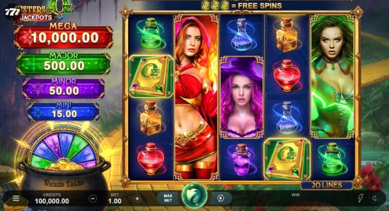 Sisters of Oz Jackpots Microgaming slotxo247 สมัคร สล็อต