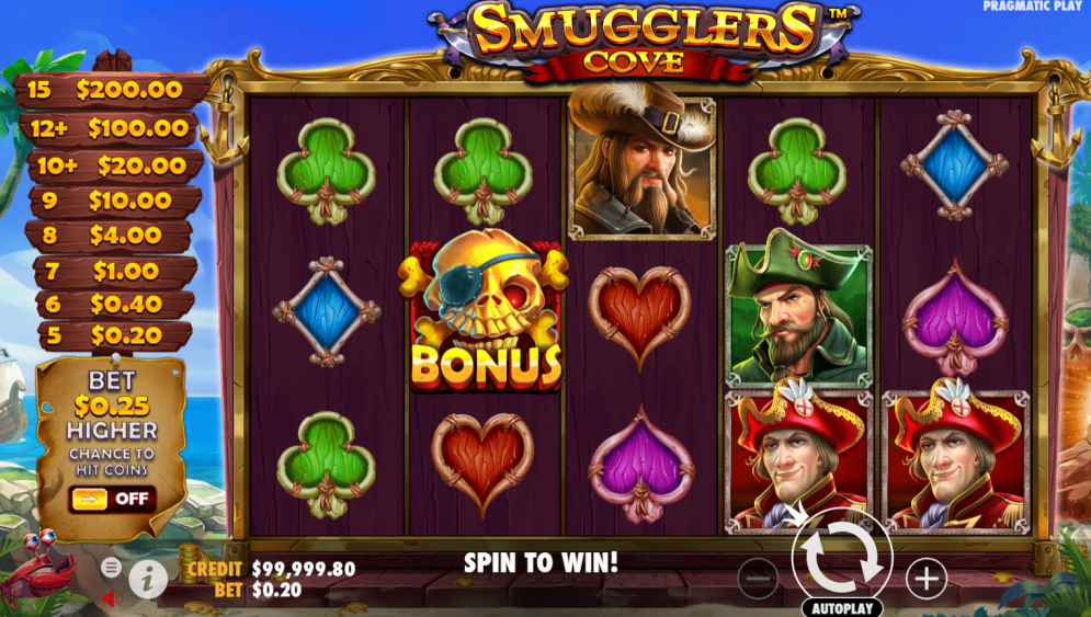 Smugglers Cove Pragmatic Play slotxo247 ฝาก ถอน