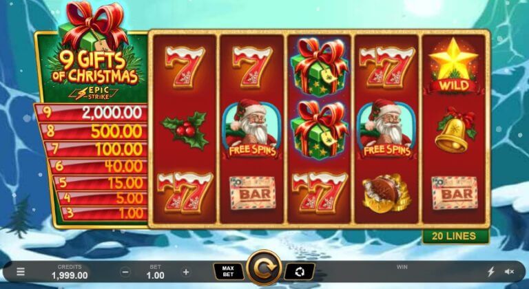9 Gifts of Christmas Microgaming slotxo247 ทดลองเล่นสล็อต