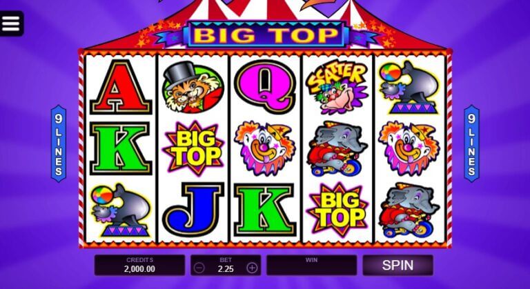 Big Top Microgaming slotxo247 ทดลองเล่นสล็อต