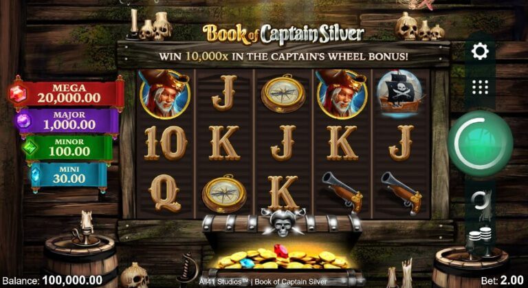 Book of Captain Silver Microgaming slotxo247 ทดลองเล่นสล็อต