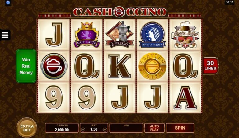 CashOccino Microgaming slotxo247 ทดลองเล่นสล็อต