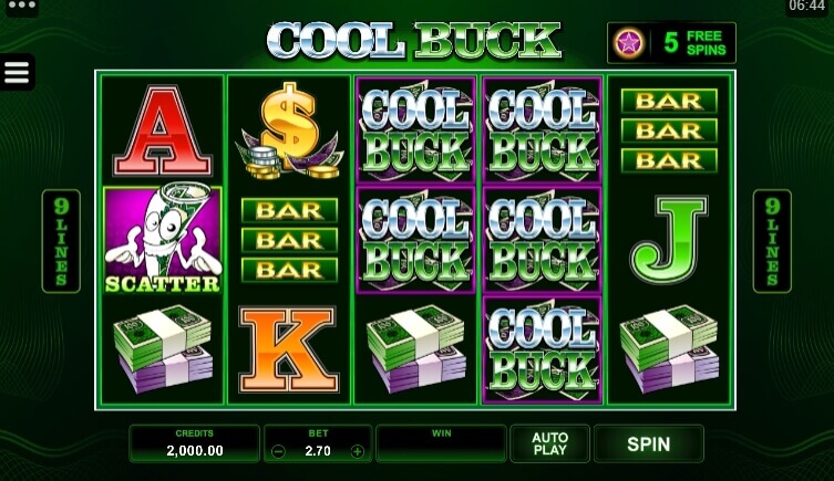 Cool Buck Microgaming slotxo247 ทดลองเล่นสล็อต