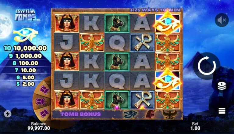 Egyptian Tombs Microgaming slotxo247 ทดลองเล่นสล็อต