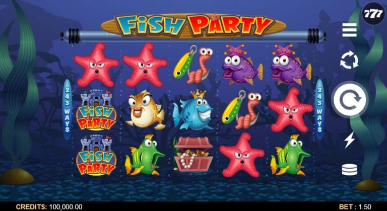 Fish Party Microgaming slotxo247 ทดลองเล่นสล็อต