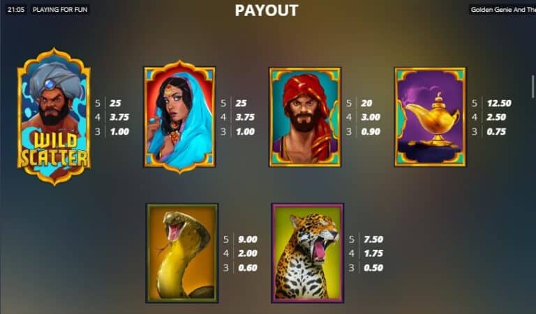 Golden Genie Microgaming slotxo247 ทดลองเล่นสล็อต