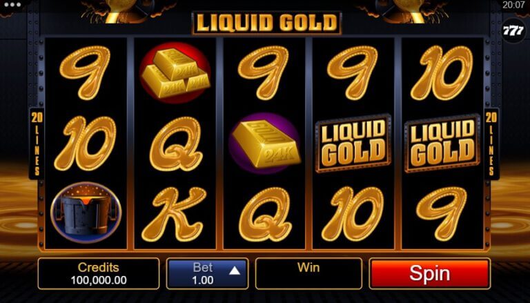 Liquid Gold Microgaming slotxo247 ทดลองเล่นสล็อต