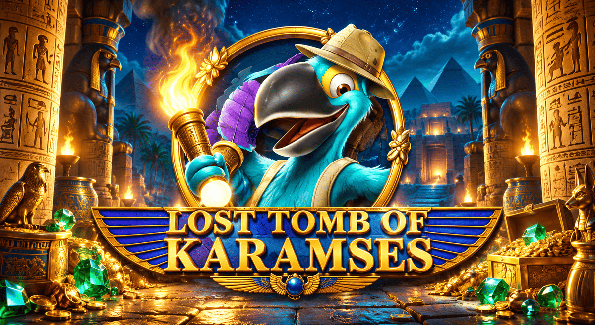 รีวิวสล็อต Lost Tomb of Karamses เจาะโบนัสเลือกตัวละครอียิปต์