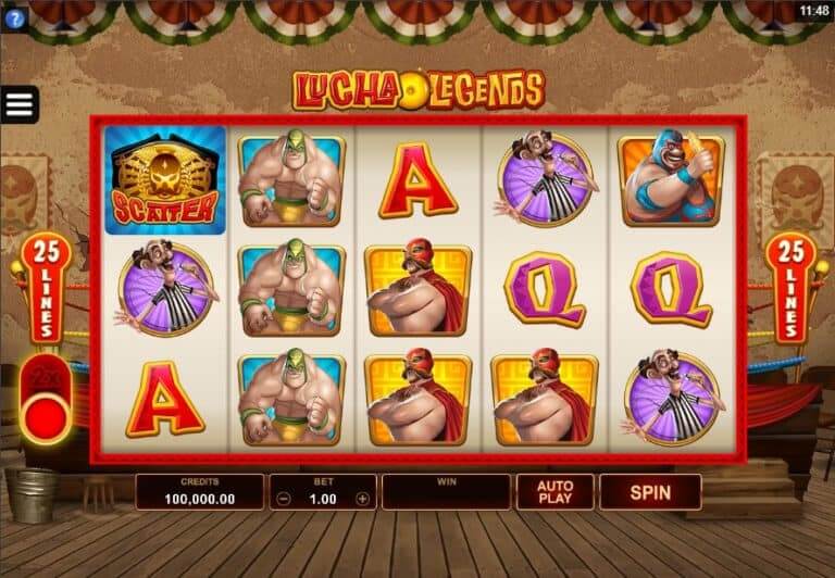 Lucha Legends Microgaming slotxo247 ทดลองเล่นสล็อต